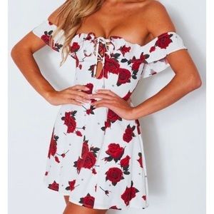 White Fox Something About You Dress Scarlet Rose